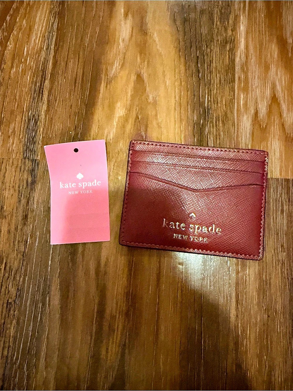 Kate Spade Staci Small Slim Card Holder Red